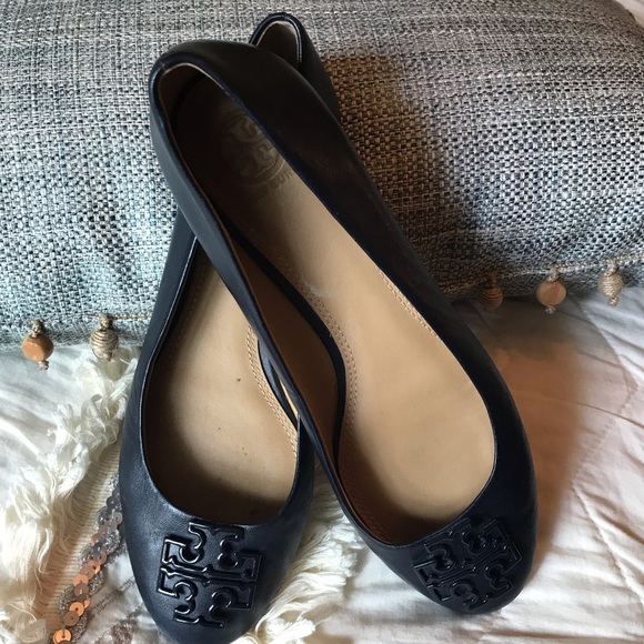 Tory Burch Shoes - Navy Tory Burch flat